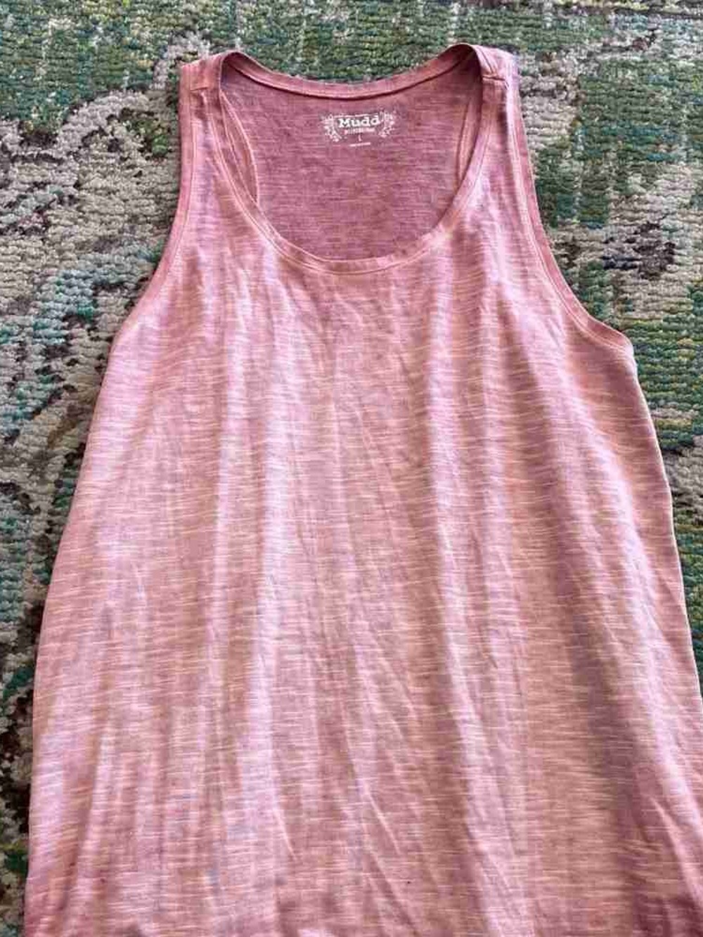 Mudd Women's Dusty Rose Scoop Neck Tank Top